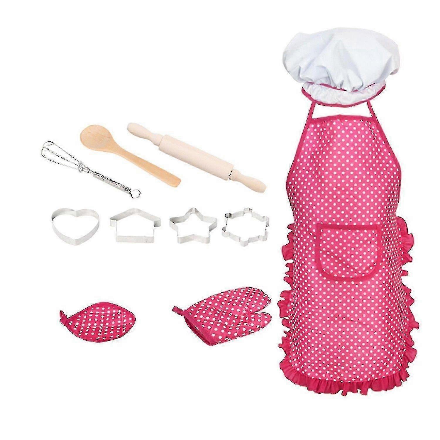 Complete Kids Cooking And Baking Set - 11 Pcs Includes Apron