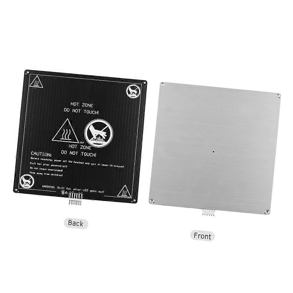 12V 220 x 220 x 3mm Aluminum Heated Bed with Wire Cable Heated Bed Platform Kit for Anet A8 A6 3D Printer.