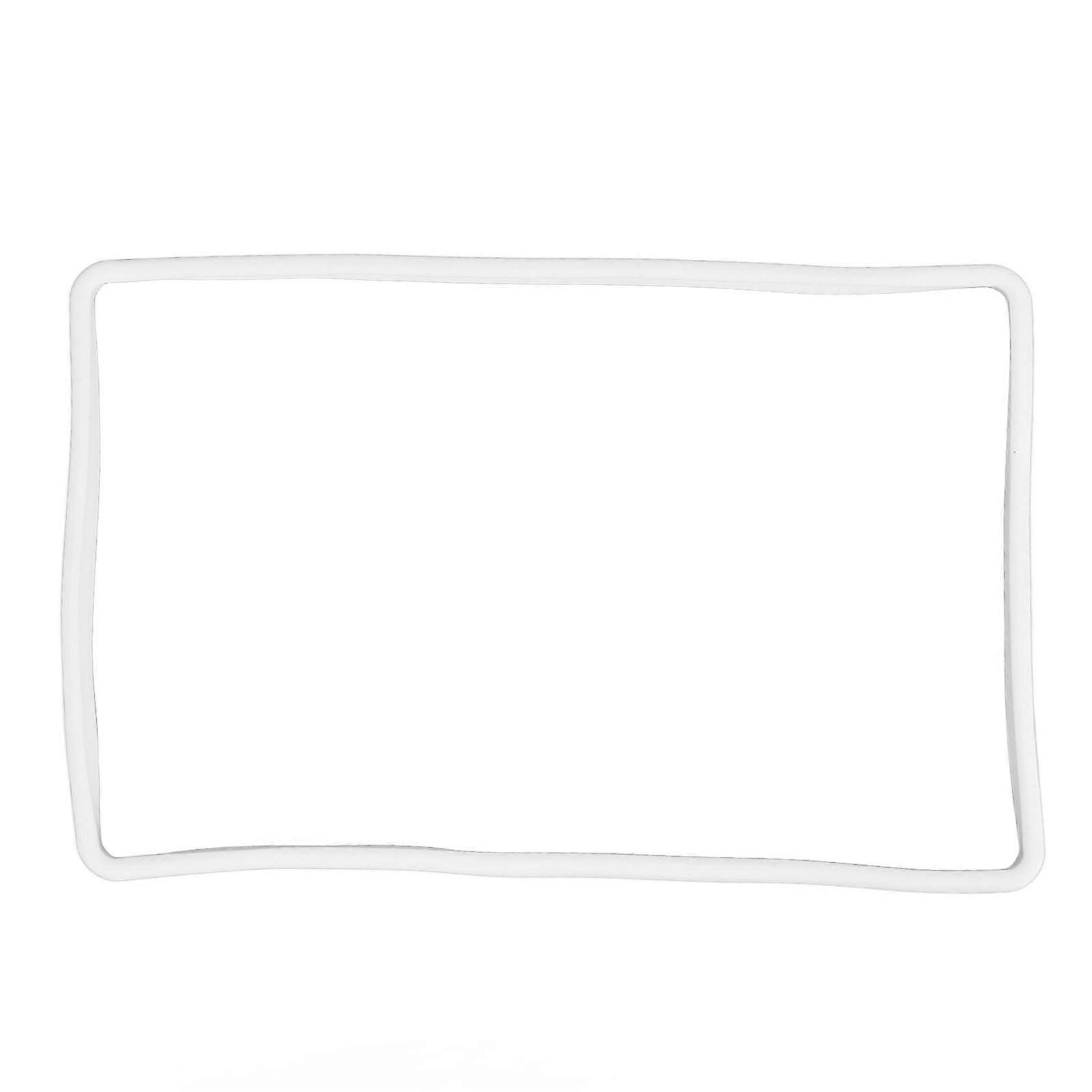 Navigation Screen Protector Frame Silicon Central Control Screen Protective Trim Cover Replacement for Tesla 3 Y White