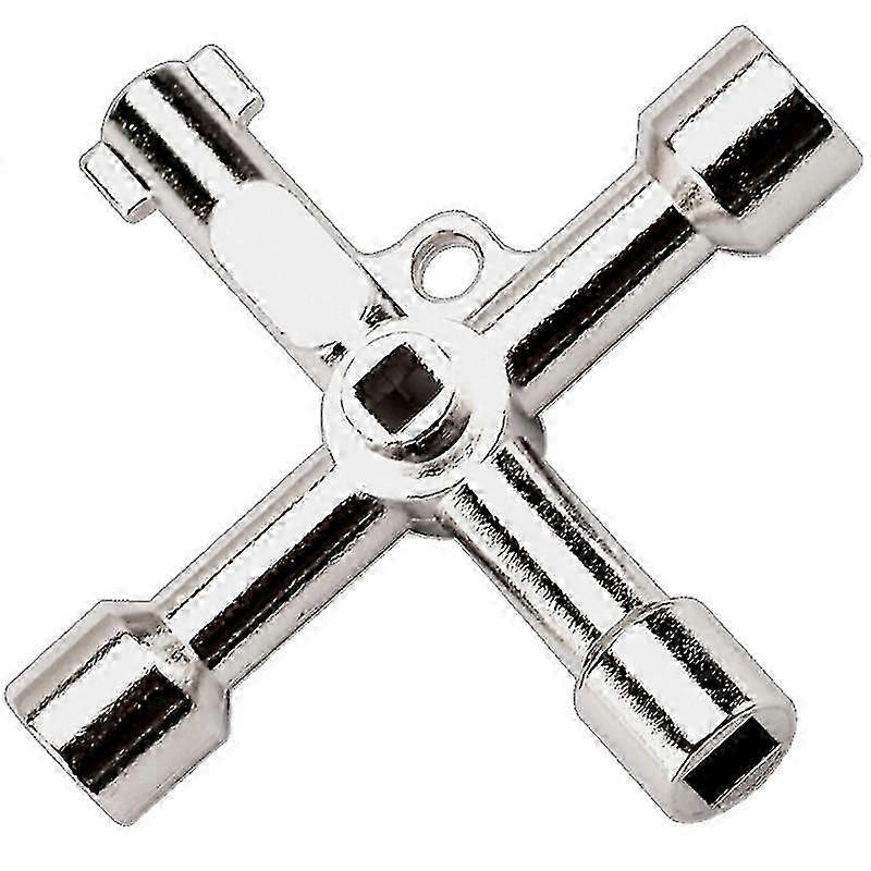 4 In 1 Universal Cross Triangle Key For Train Electrical Elevator Cabinet