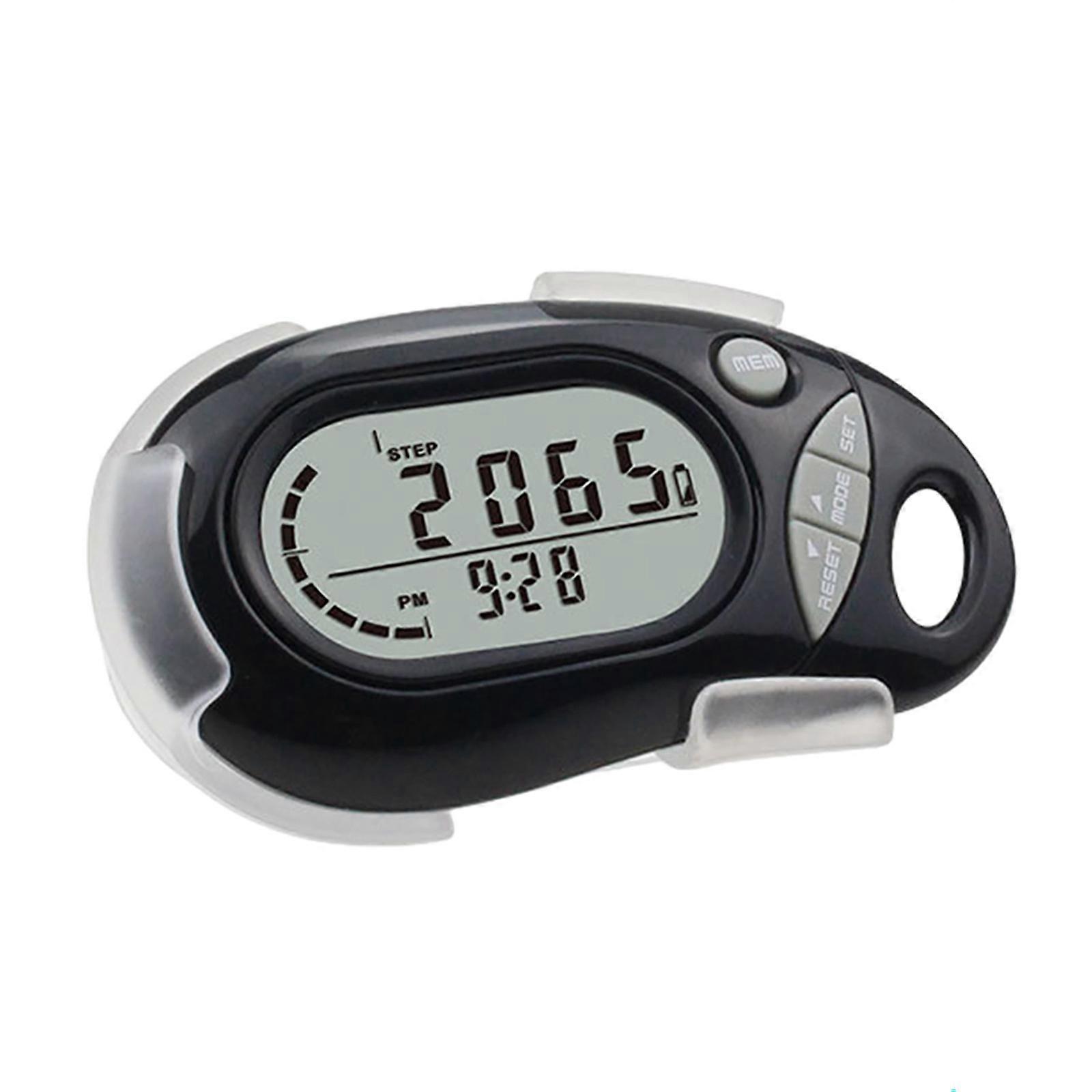 Pedometer For Walking LCD Digital Display Small Portable Step Counter For Walking With Clip And Strap Outdoor Travel Supplies Suitable