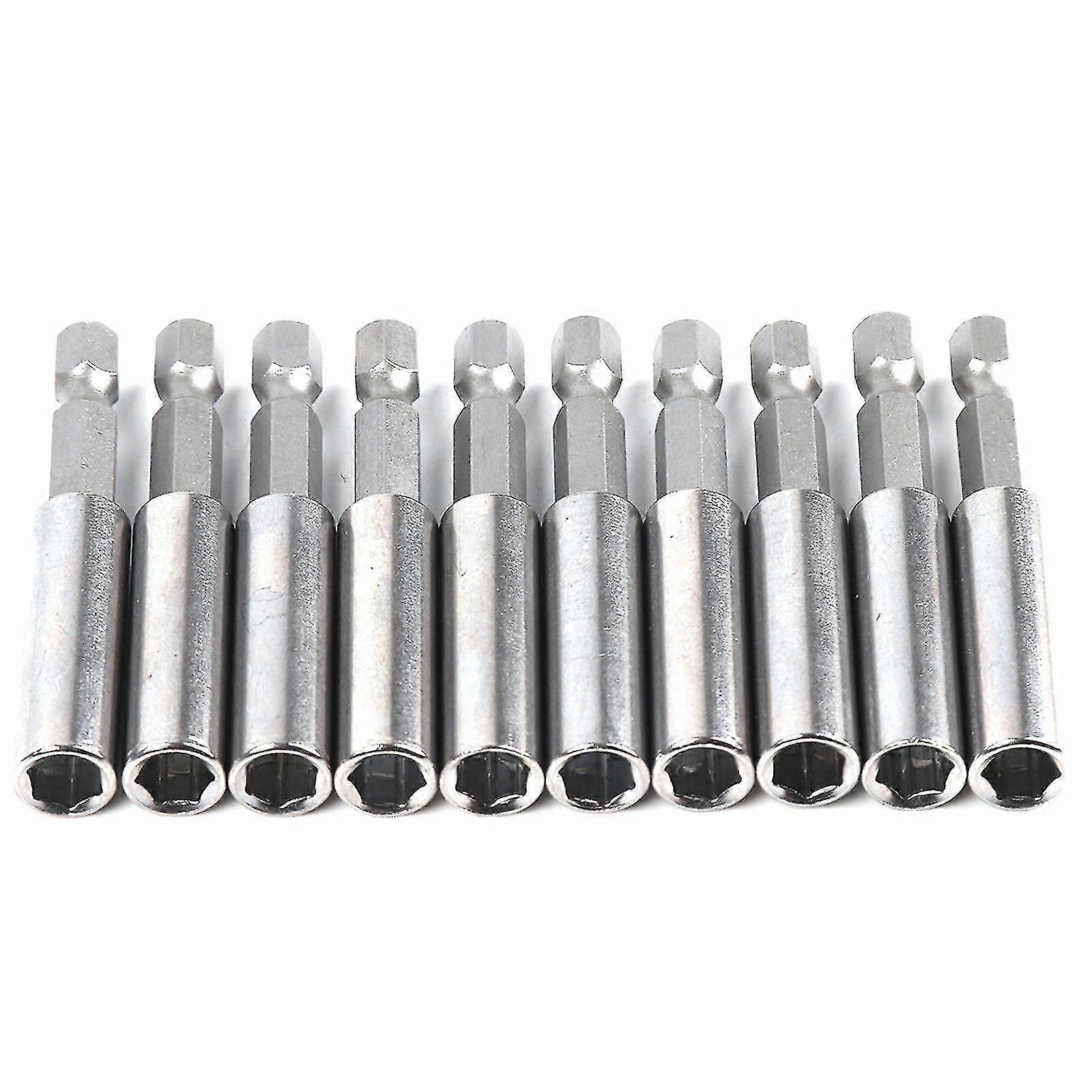 Bit H 1/4 "bits 60mm Bracket Bit H Extens .(silver)(10pcs )