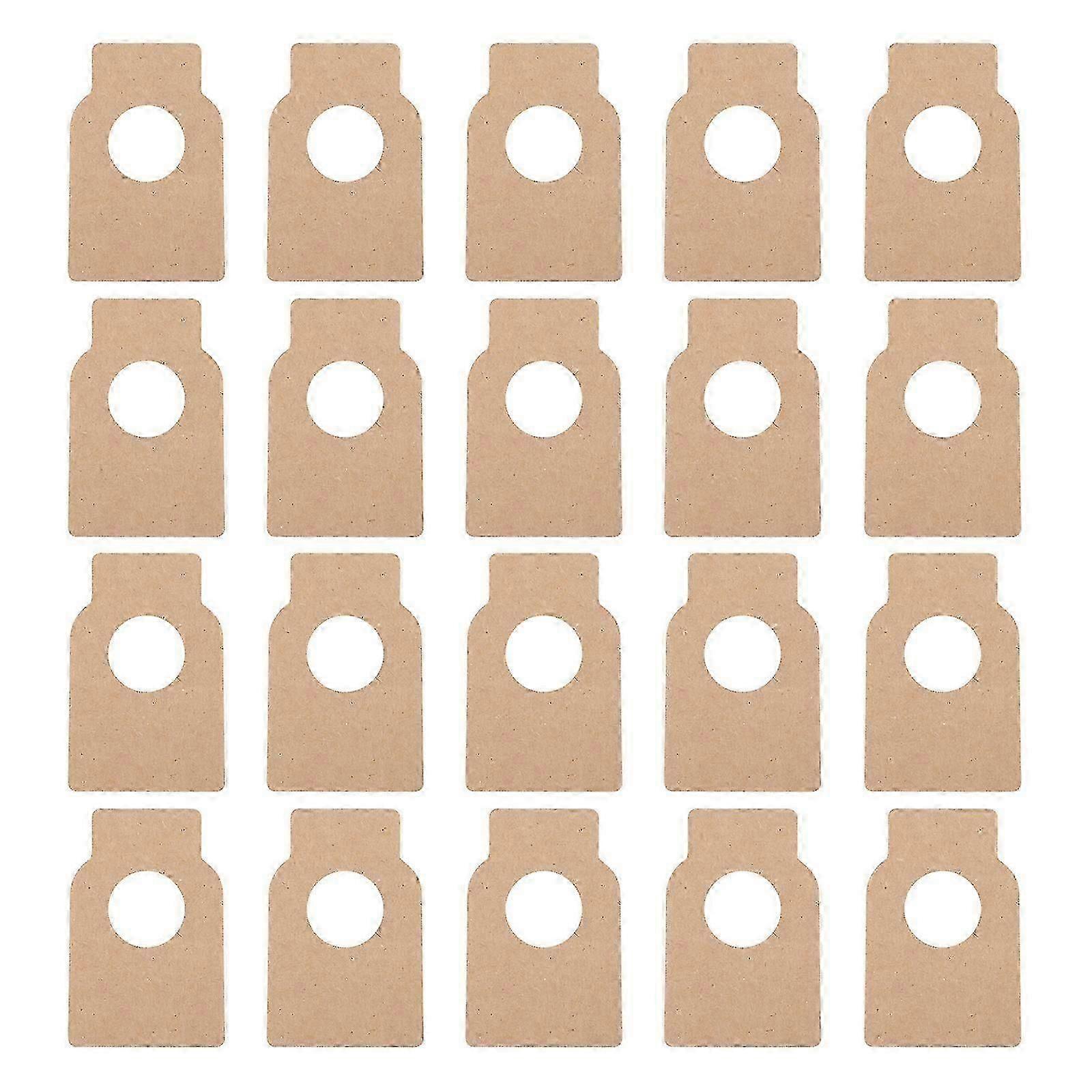 100 Pcs Wine Bottle & Cellar Rack Hanging Labels - Stocking Stuffers, Thank You Tags