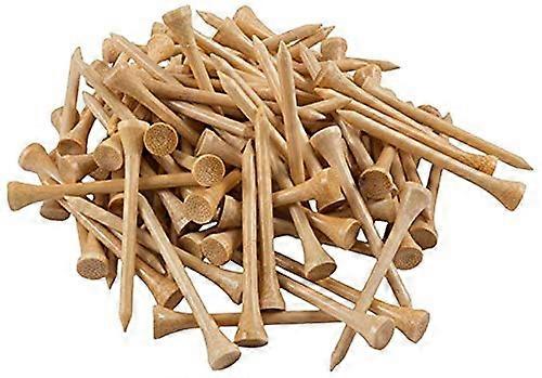 500 Bamboo Golf Tees 3 1/4 Inch Premium Professional Grade Biodegradable High Performance Bulk Pack