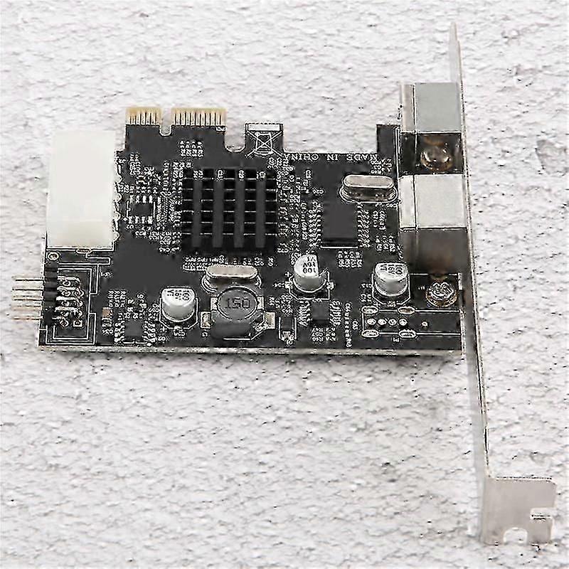 PCI-E Dual Port PS2 Expansion Adapter Card External PS2 Device Expansion Card Driver-Free Plug and