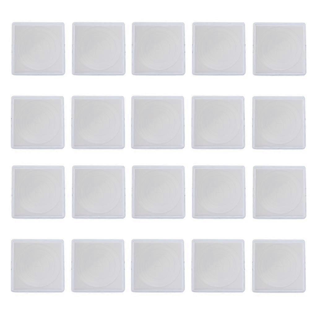 20pcs 20-40mm Capsule Collection Display Container Holder Storage Case