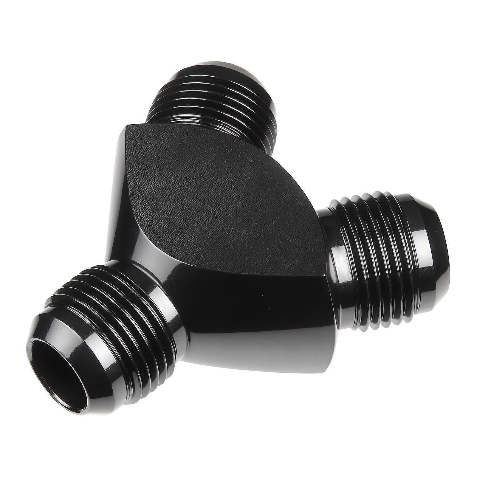 10AN Y Block Flare Fitting Adapter Union Splitter Black Compatible With AN10 Line