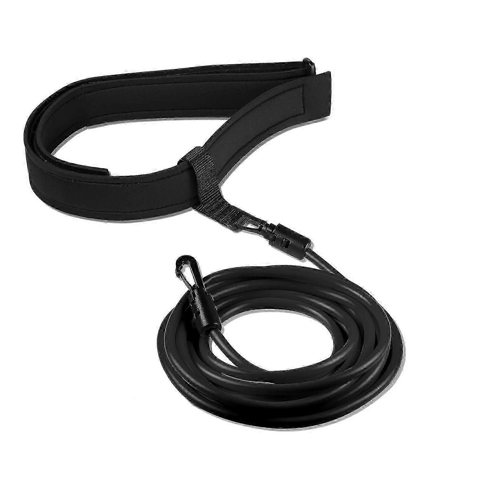 مدرب حزام السباحة في المسبح - حزام سباحة قابل للتعديل بطول 4 أمتار للأطفال والكبار ، تدريب المقاومة ack)