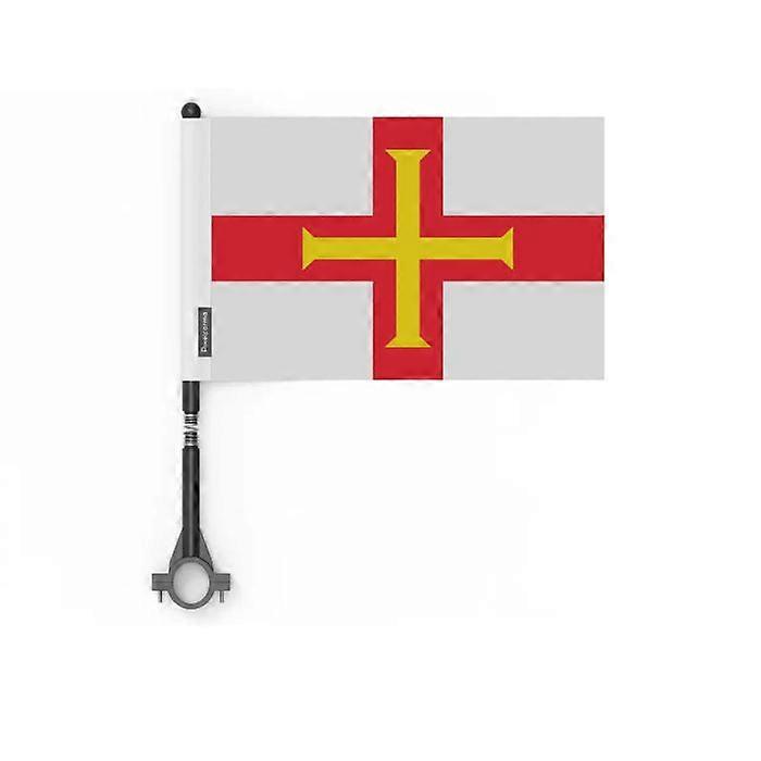 Flag - Guernsey - 50 pieces - 14 x 21 cm - Polyester - Double-sided printing