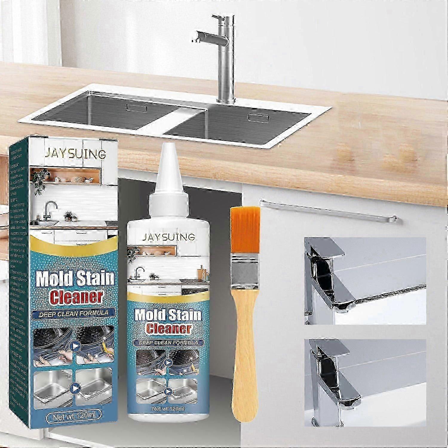 Jaysuing جل مزيل العفن المنزلي ، مطبخ حمام جدار تنظيف الثلاجة غسالة سيليكون