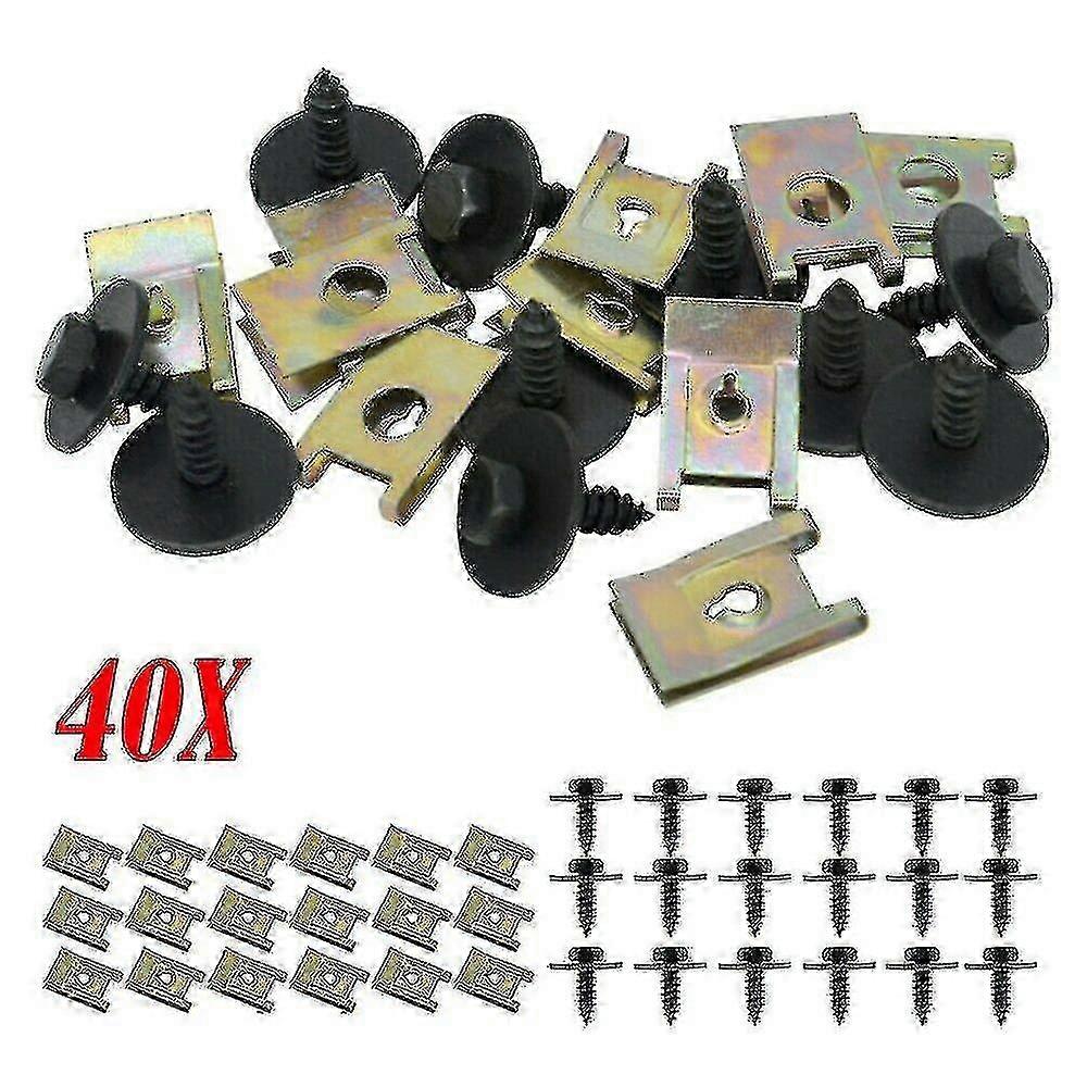 Undertray Clips For Bmw 1/3/5/6 Under Engine Shield Guard Clips Bolts Screws Kit