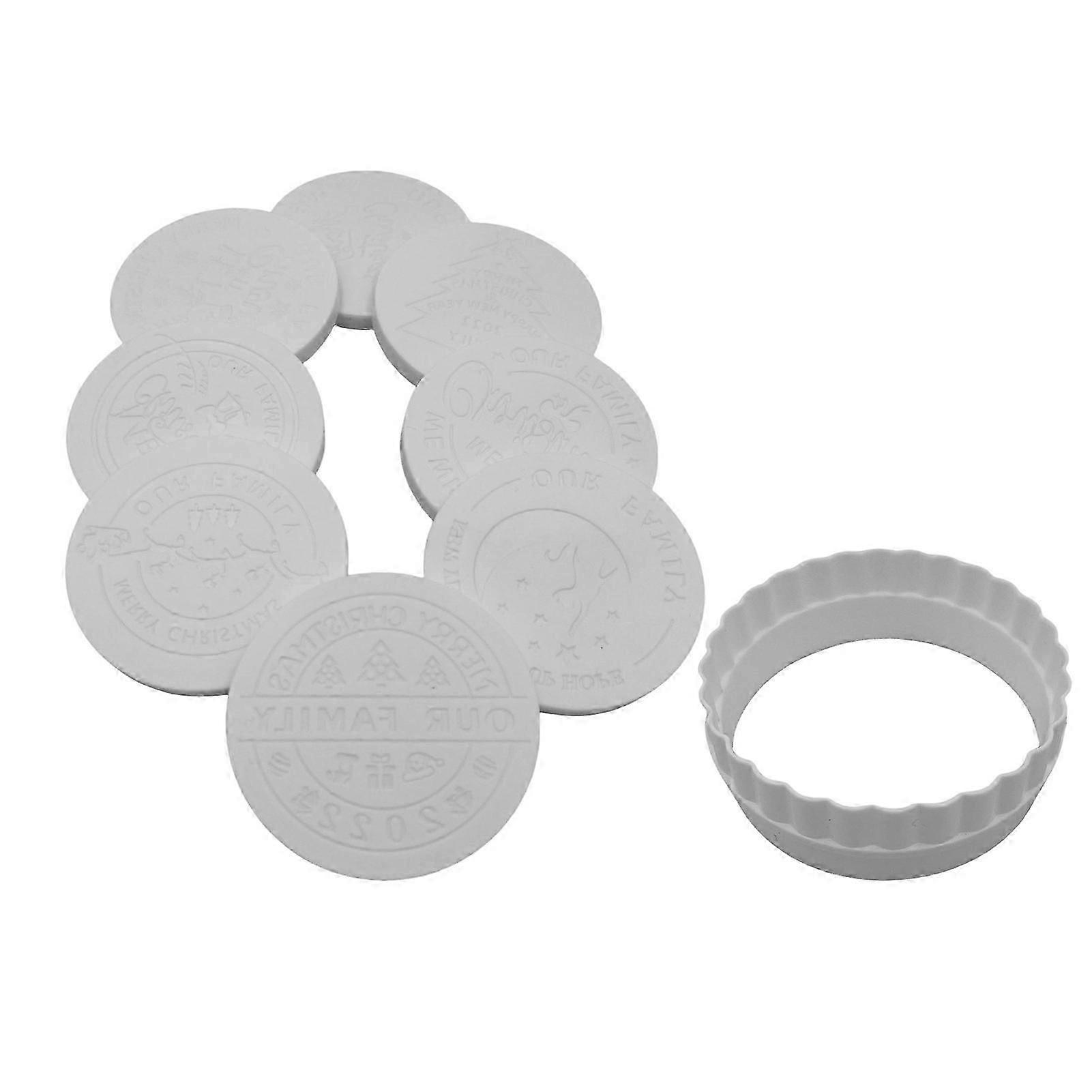 Cookie-Stamps Set Reusable Adorable Biscuits Template for Home Cooking Tool