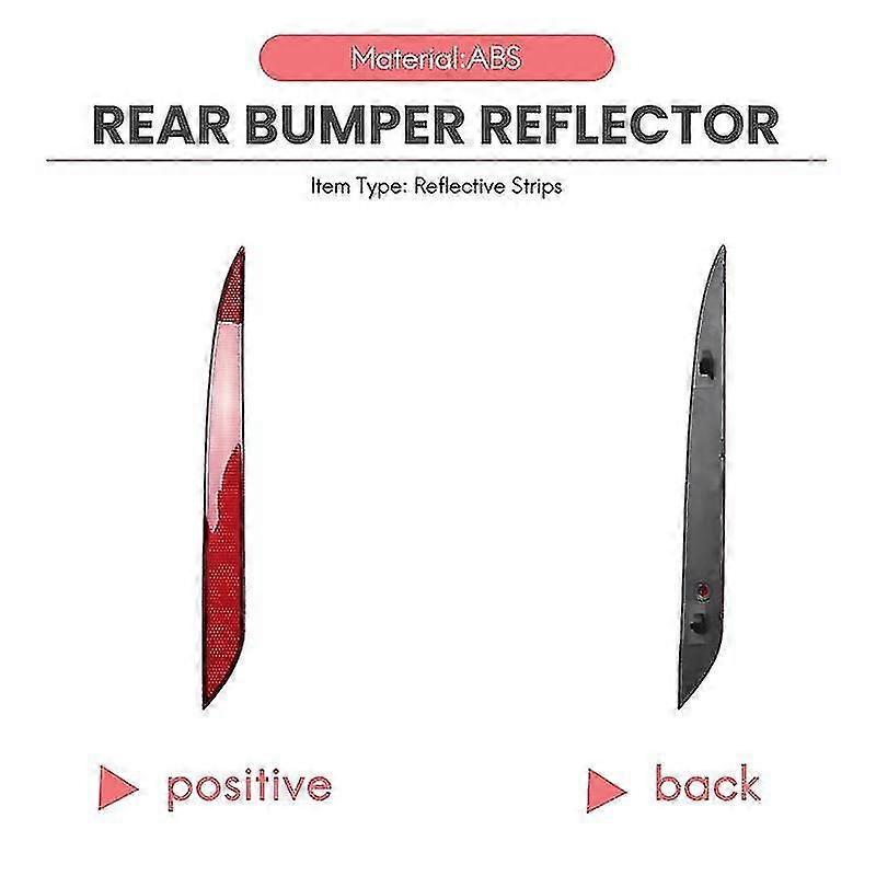 Led Car Rear Bumper Reflector Light Driving Brake Lamp Taillight Rear Bumper Light Sticker For Mode