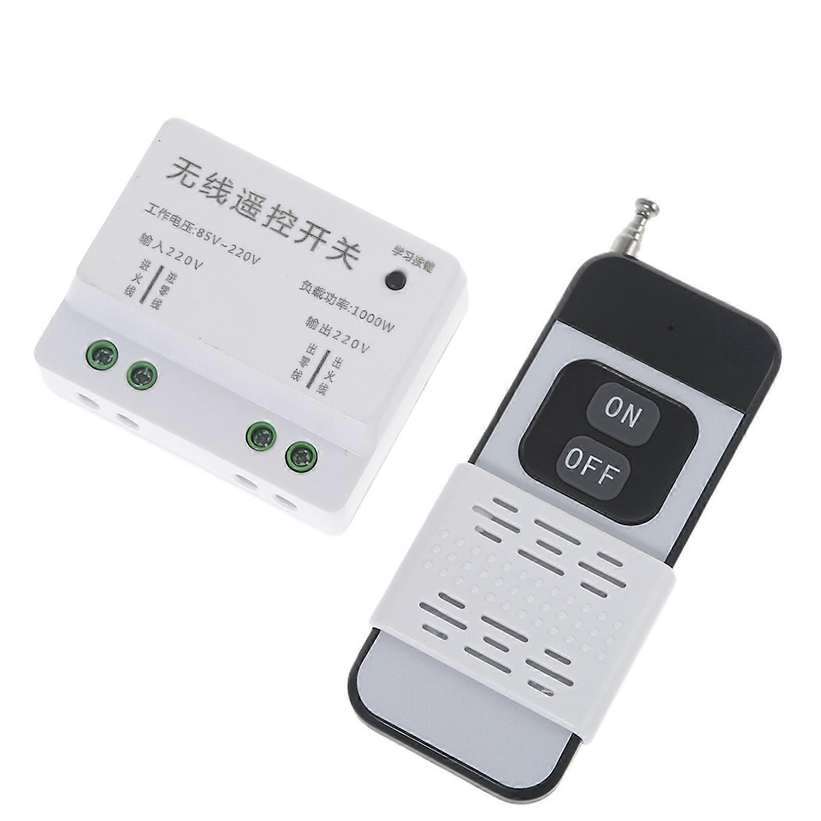 Intelligent Light Switch Wireless Remote Control Switch Relay for Living Room No Wiring Mini Remote Switch Multicolor