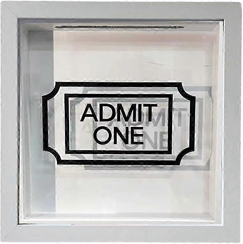 Adventure Archive Box, Travel Shadow Box, Ticket Shadow Box with Slot, Memory Boxes for Keepsakes, Ticket Holder Adventure Archive Shadow Box