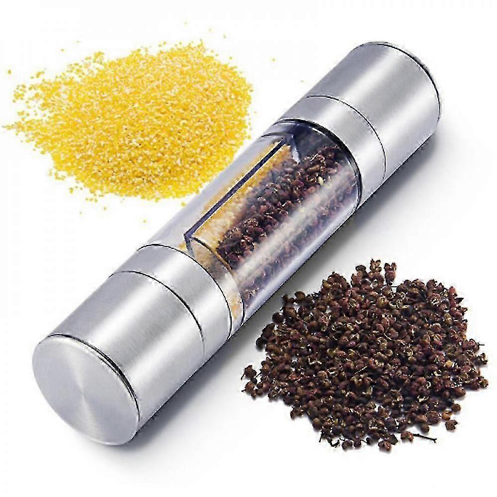Stainless Steel Manual 2-in-1 Grinder Suitable For Grinding Pepper And Salt CKA