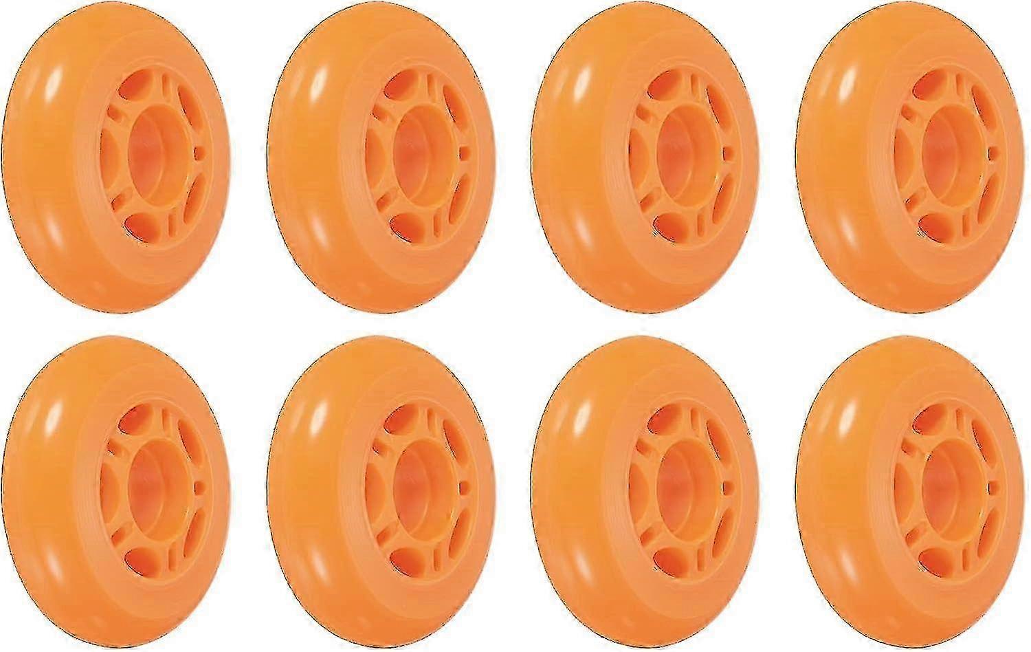 70mm OD Inline Skate Wheels 8 Pack 82A Roller Replacement Accessories for Single