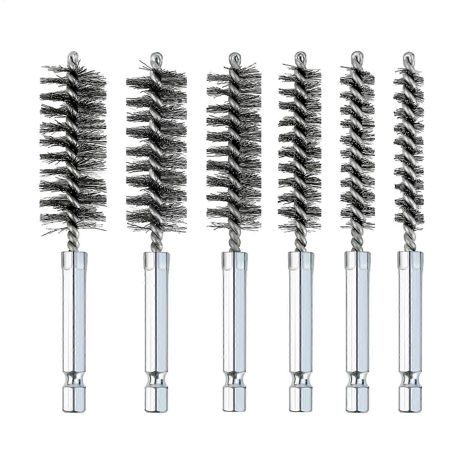 Wire Brush for Drills Set, Twisted Hex Shank Cleaning Brushes for Automotive Interiors and Pipes, Durable Tool for Effective Cleaning