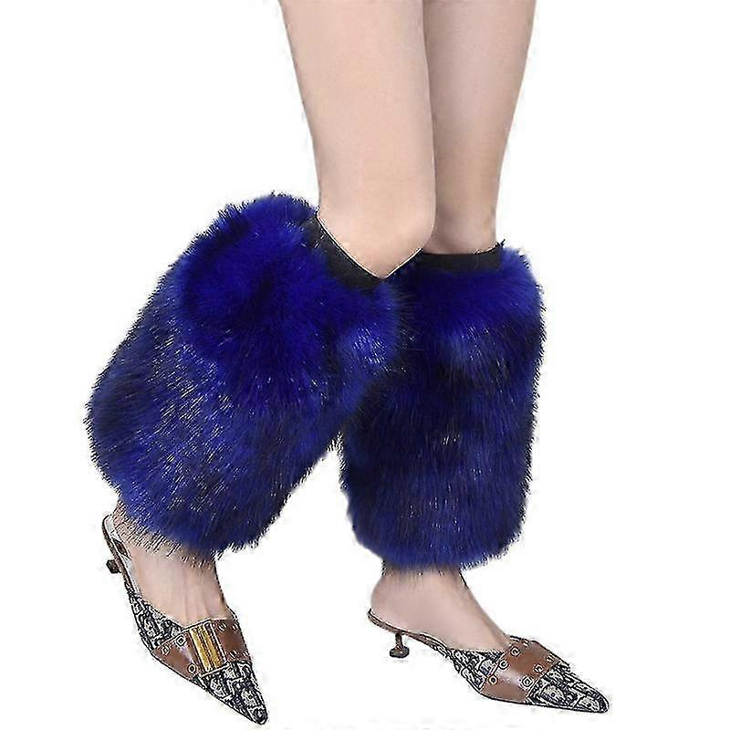 ファジーフェイクファーレッグウォーマーブーツカフス25cm / 35cm / 45cm-35CM-カラー3