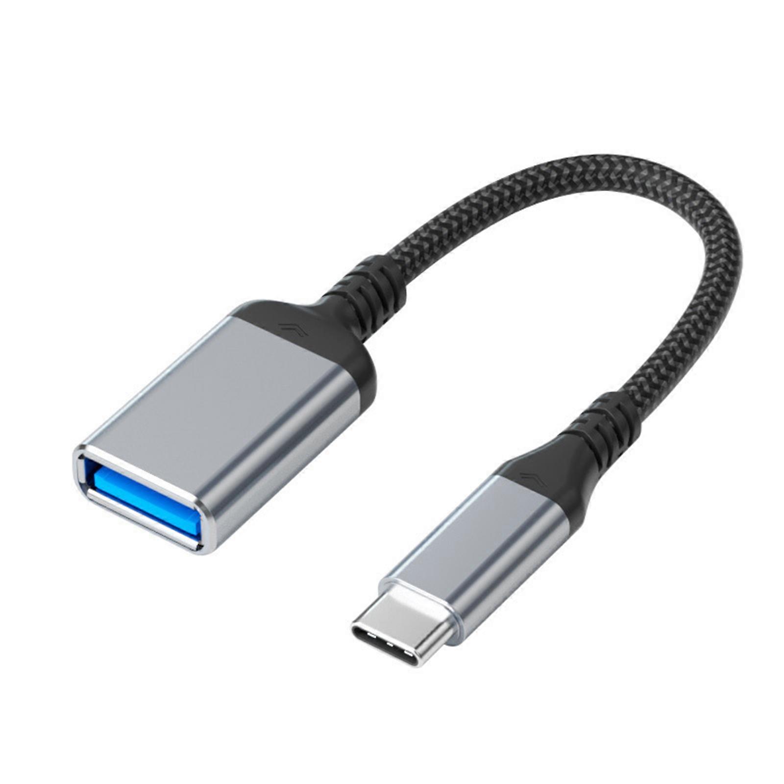 USB C OTG Converter Cable Charging Cord 5Gbps Transfer Speed Easily Connection for Keyboards USB Light Storage Devices Multicolor