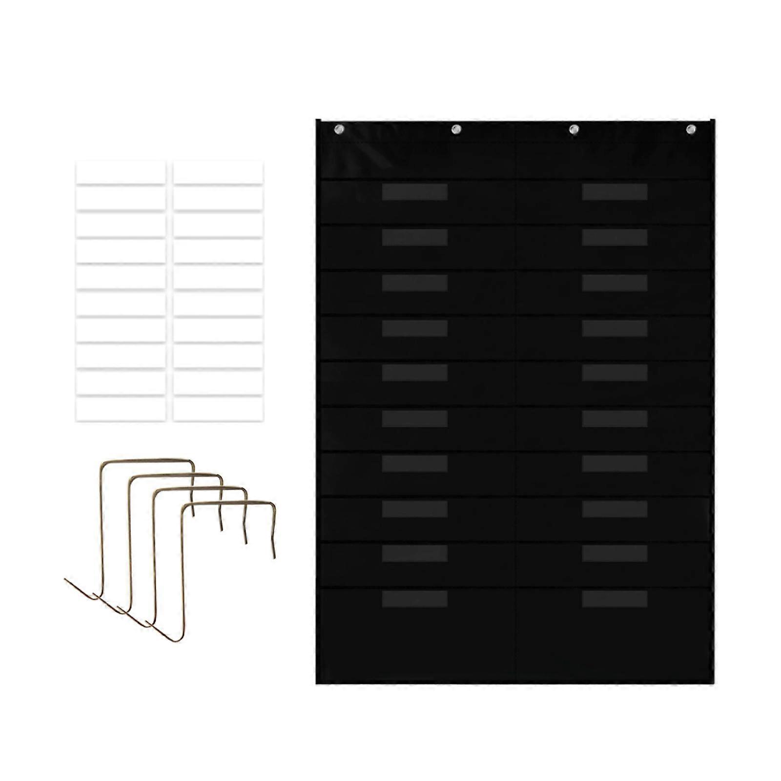 吊り下げ壁ファイルオーガナイザー学校教室ノートブックオフィス用20ポケット