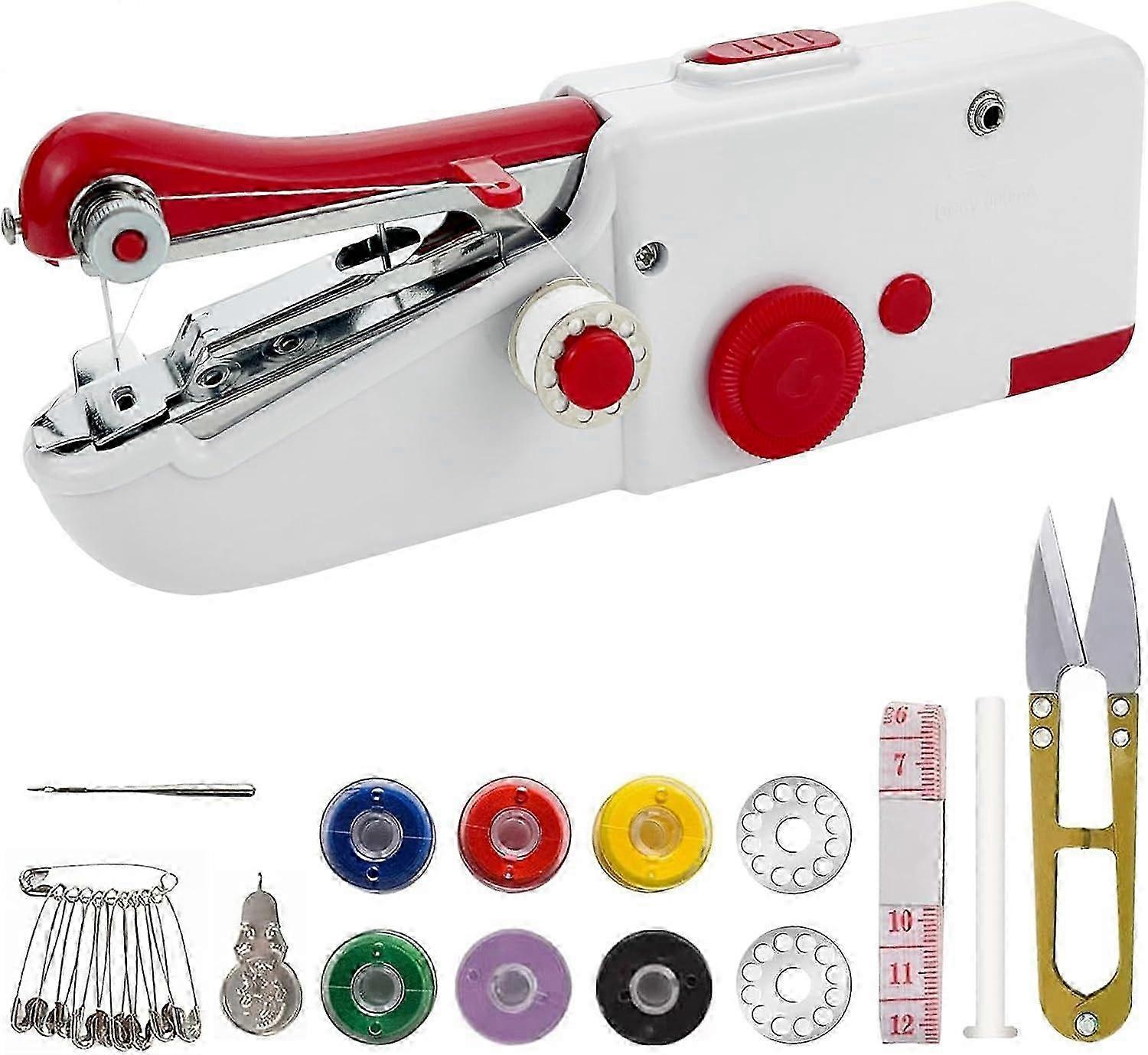 Mini Sewing Machine - Portable Electric Device for Quick Stitching, Ideal for Beginners & Home Use, Perfect for DIY Projects & Travel