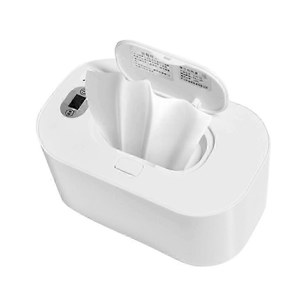 Baby Wipe Warmer Large Capacity USB Powered Adjustable Temperature White