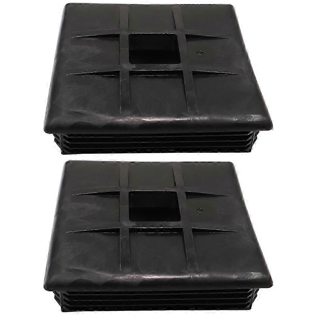 2pcs Automotive RV Bumper End Caps 4 Inch Bumper Plugs End Covers for RV Camper Trailer