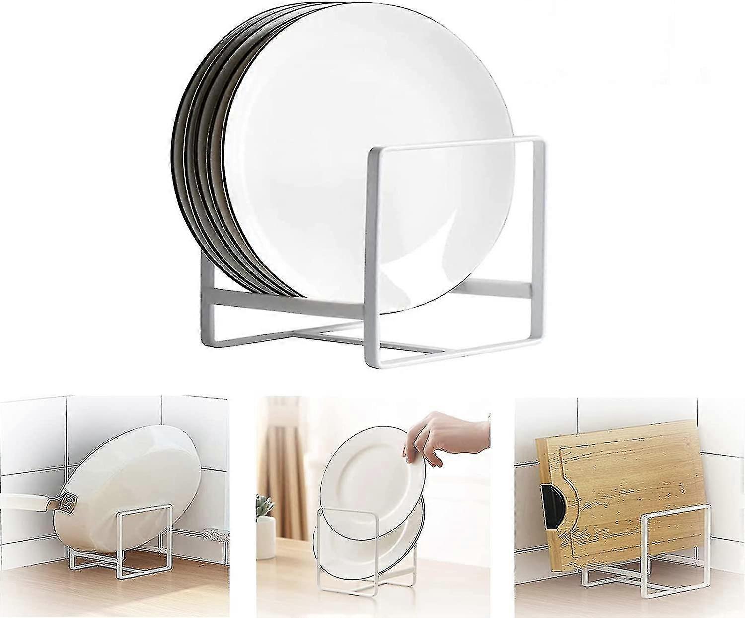 1 kpl metallinen astiankuivausteline, lautasjärjestäjä ja kaappi keittiön säilytykseen