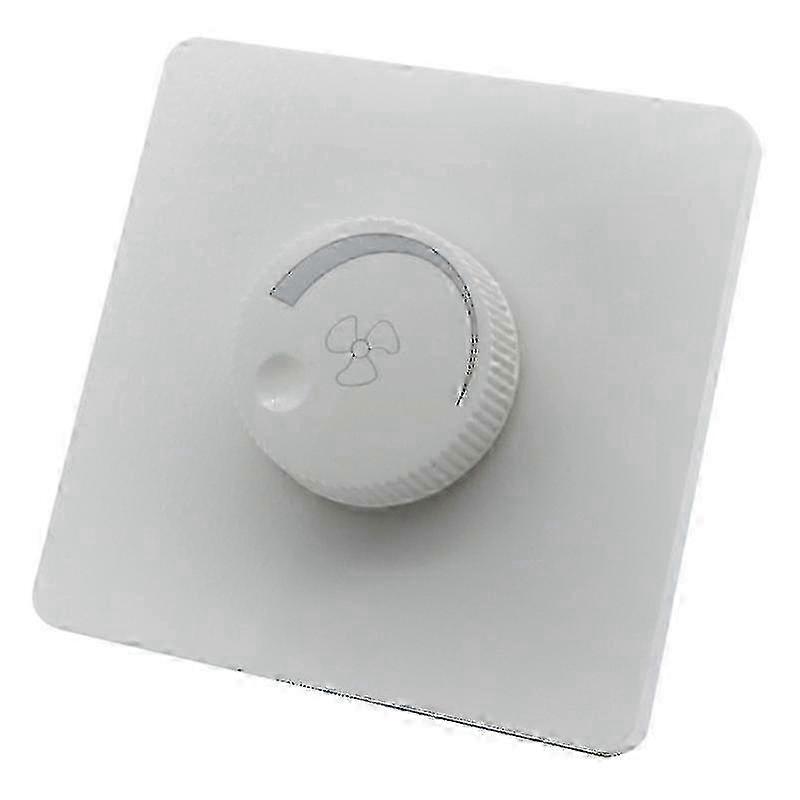 220V Ceiling Fan Speed Control Switch Wall Dimmer Stepless White