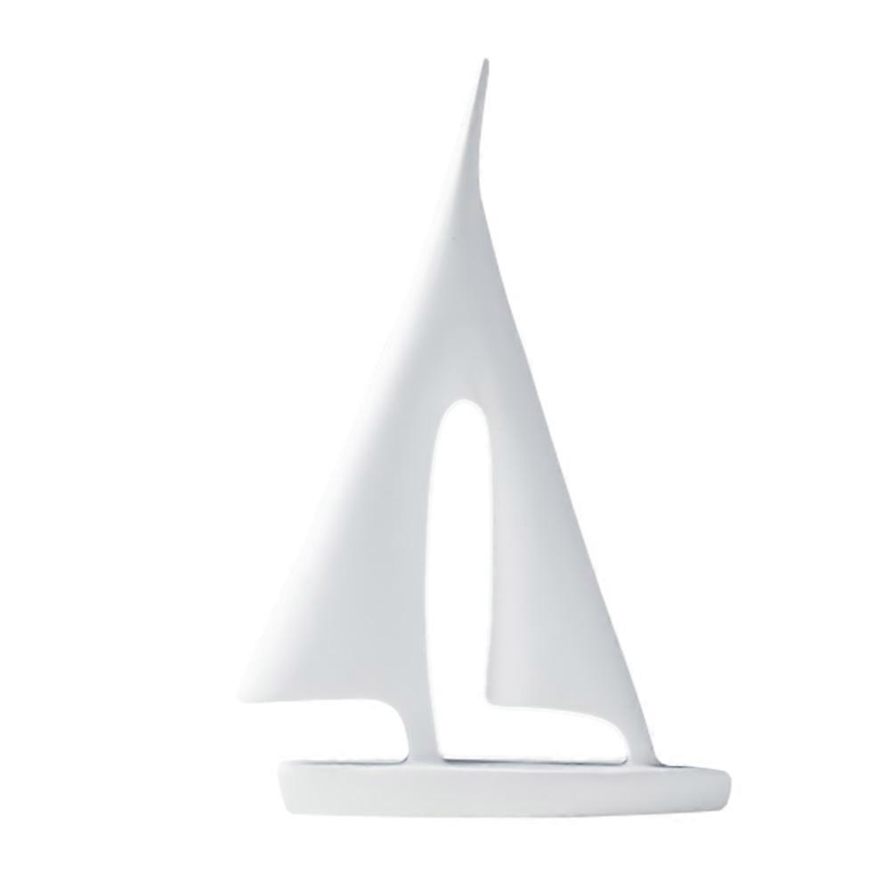 1pc Resin Sailboat Ornament for Desktop Decor Craft
