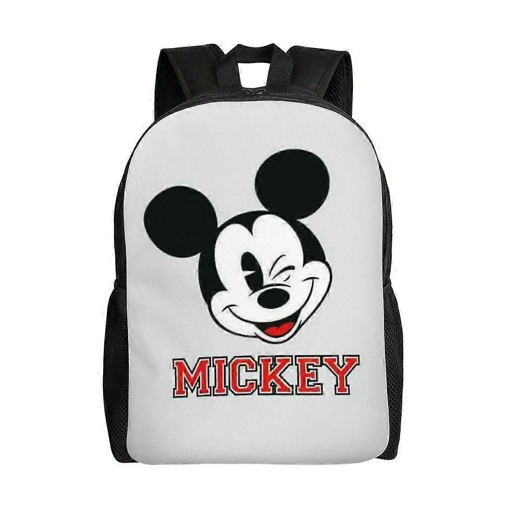 Mickey Mouse Versatile Backpack Washable casual style School Student Backpack Trendy Oxford Cloth Computer Bag Unisex-hk4104