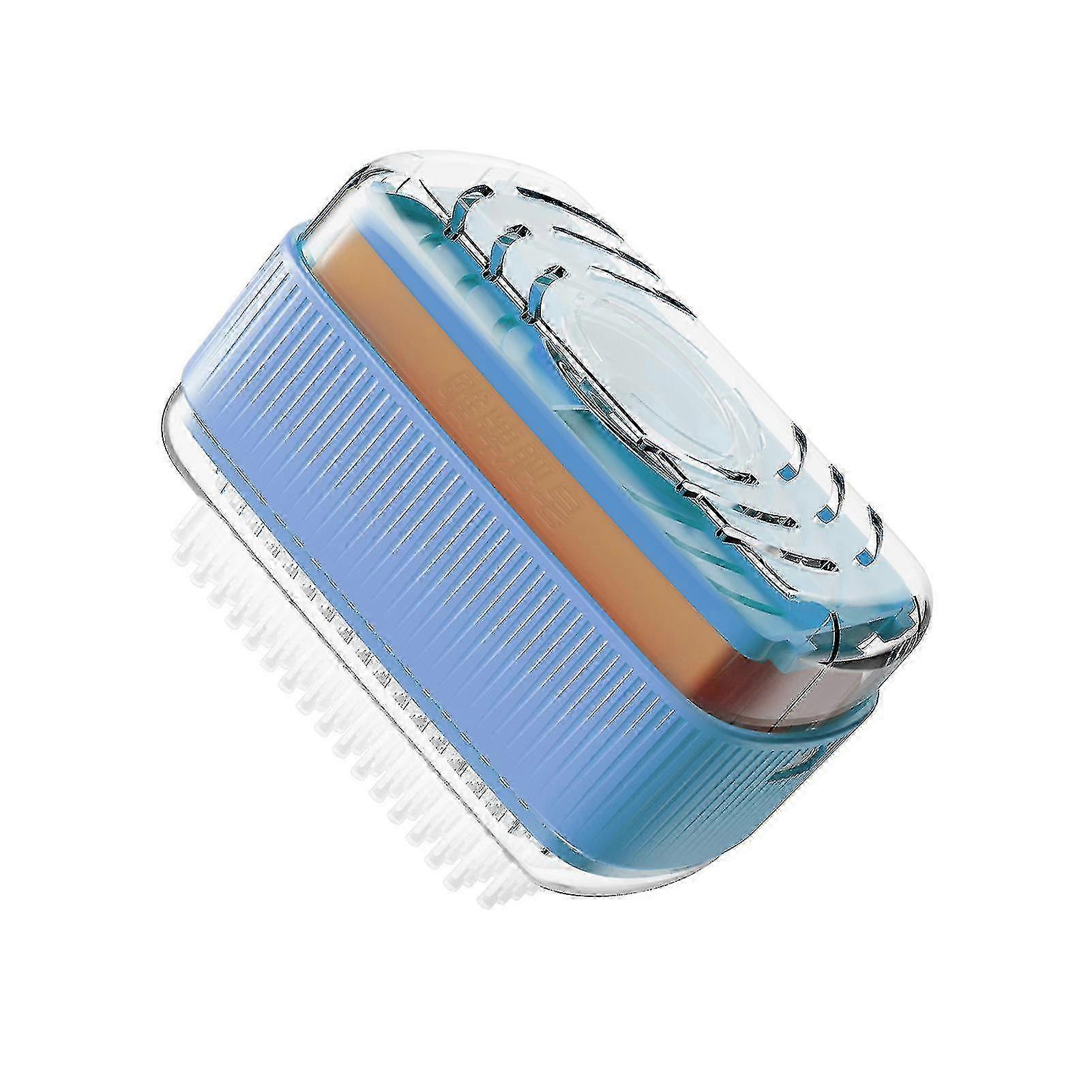 Multifunctional Soap Bubble Container with Laundry Brush and Convenient Hand Rubbing Rolling Box
