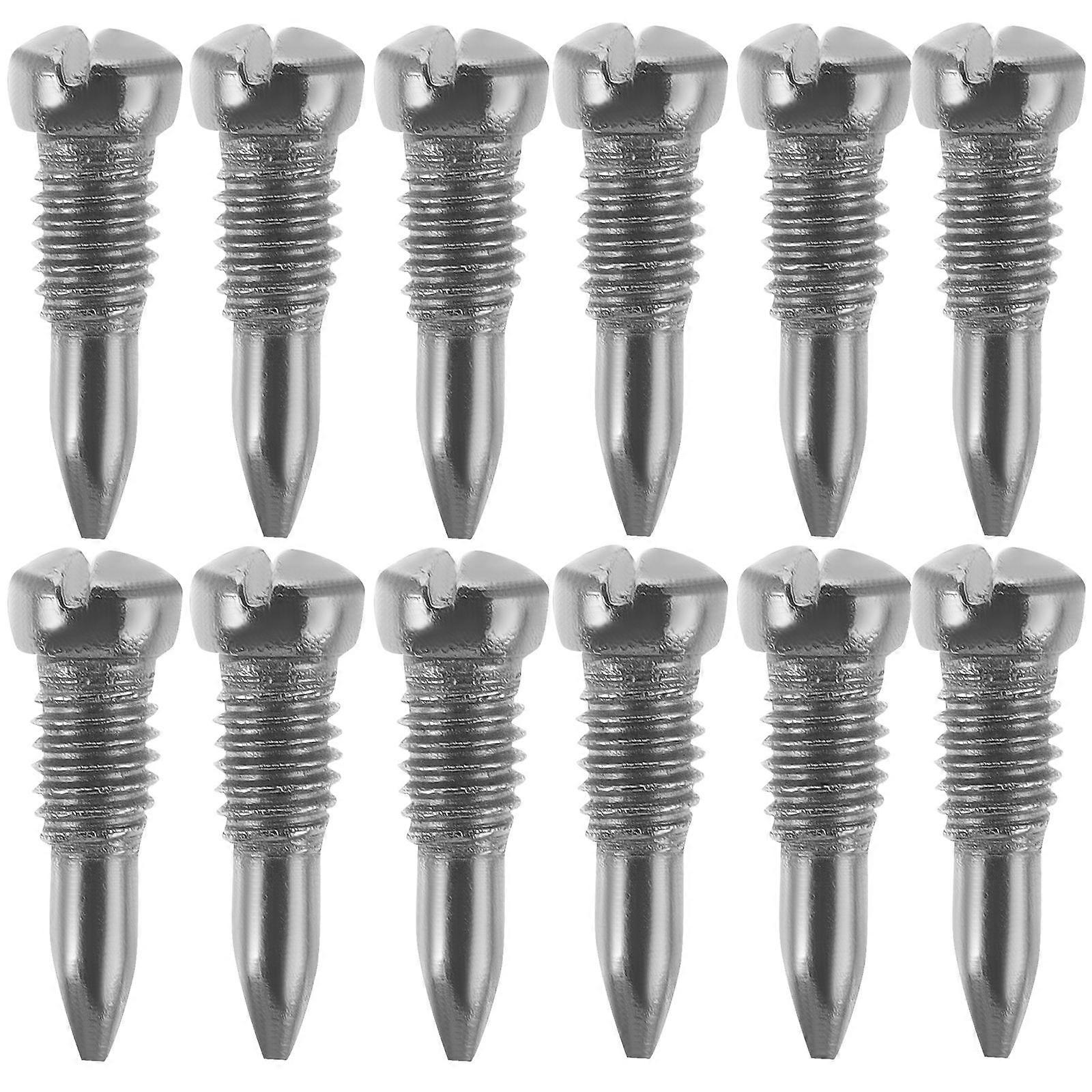 Alto Sax Rat-Tail Metal Screws Fixing Saxophone Instruments For Musicians 1.1x0.3Cm Silver 30Pcs