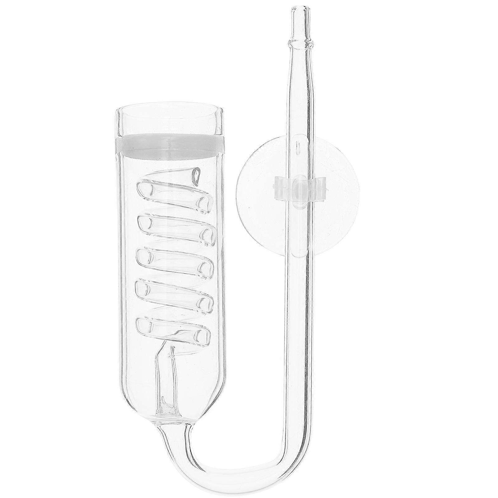 Aquarium Supplies CO2 Diffusion Nutrient Supply for Hydrophytes Compact Simple Appearance Glass Transparent 1Set