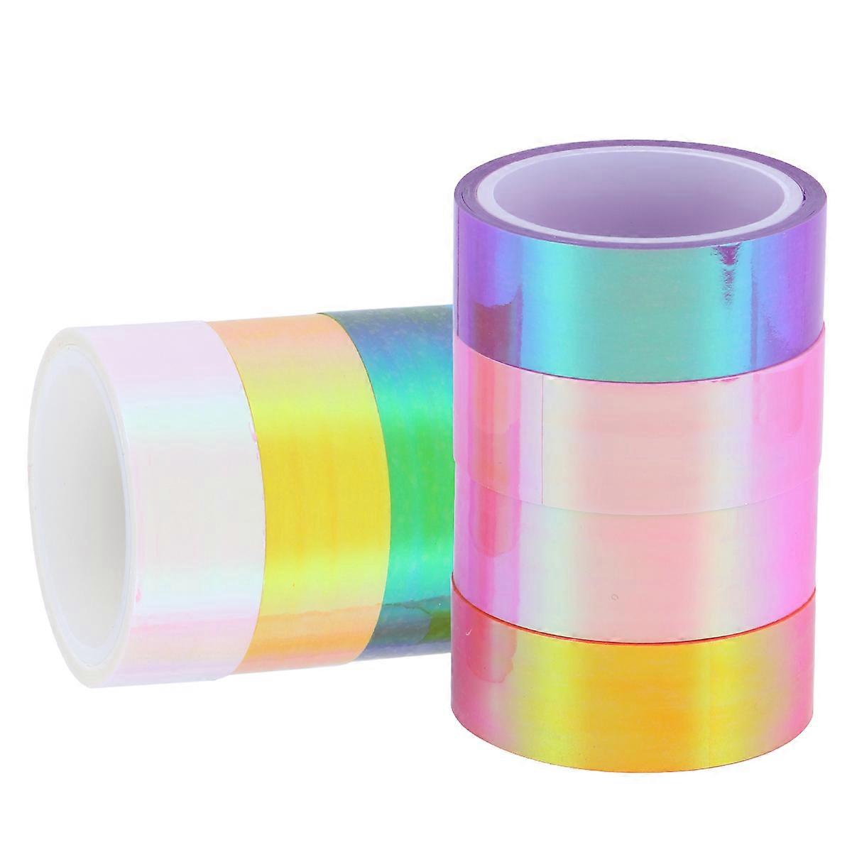 Washi Tape Sticker for DIY Projects Scrapbook Album Decoration Assorted Color 4x1.5cm 8Pcs