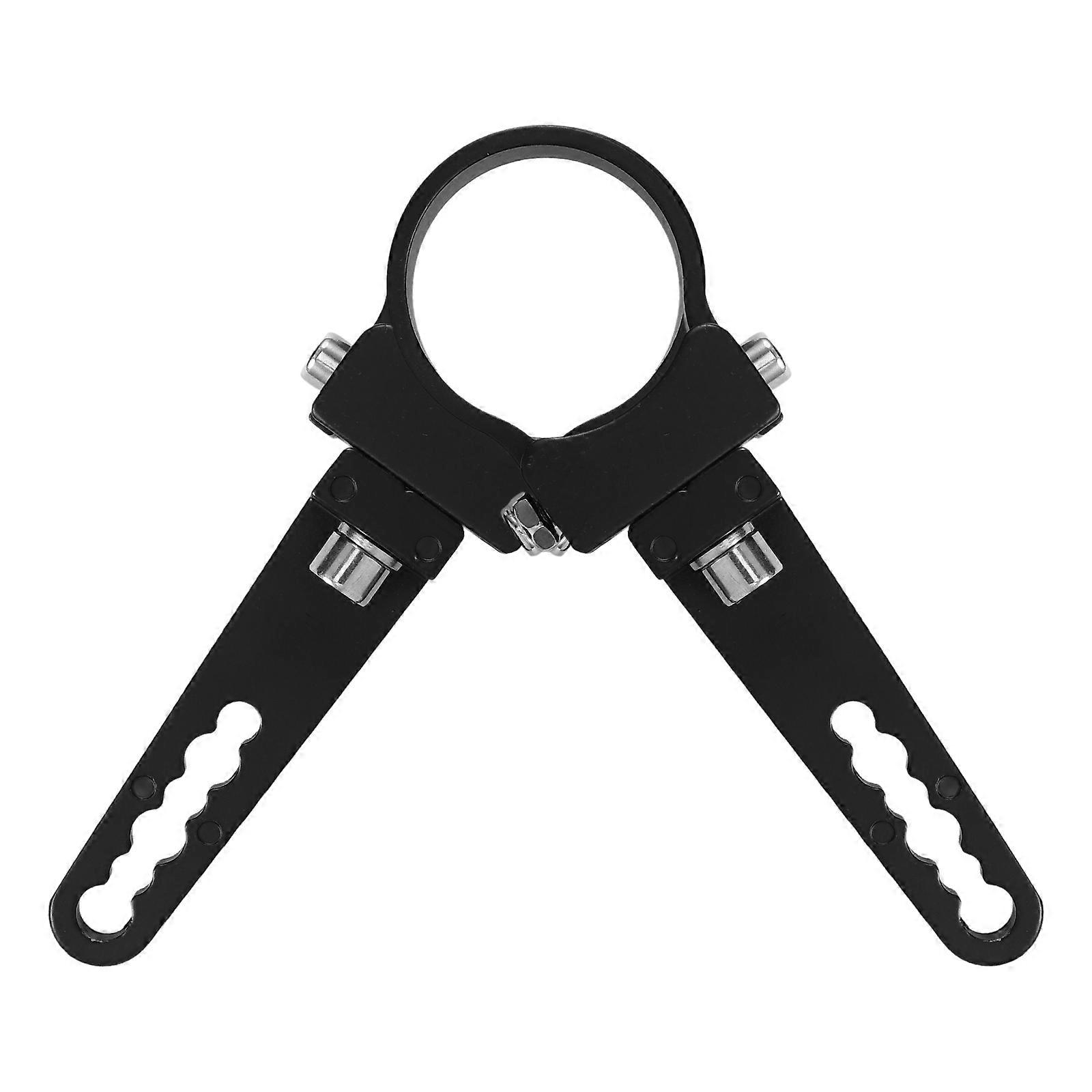 Driving Light Mounting Brackets Secure Installation Square Shape 50mm Pipe Clamp Diameter 2Pcs
