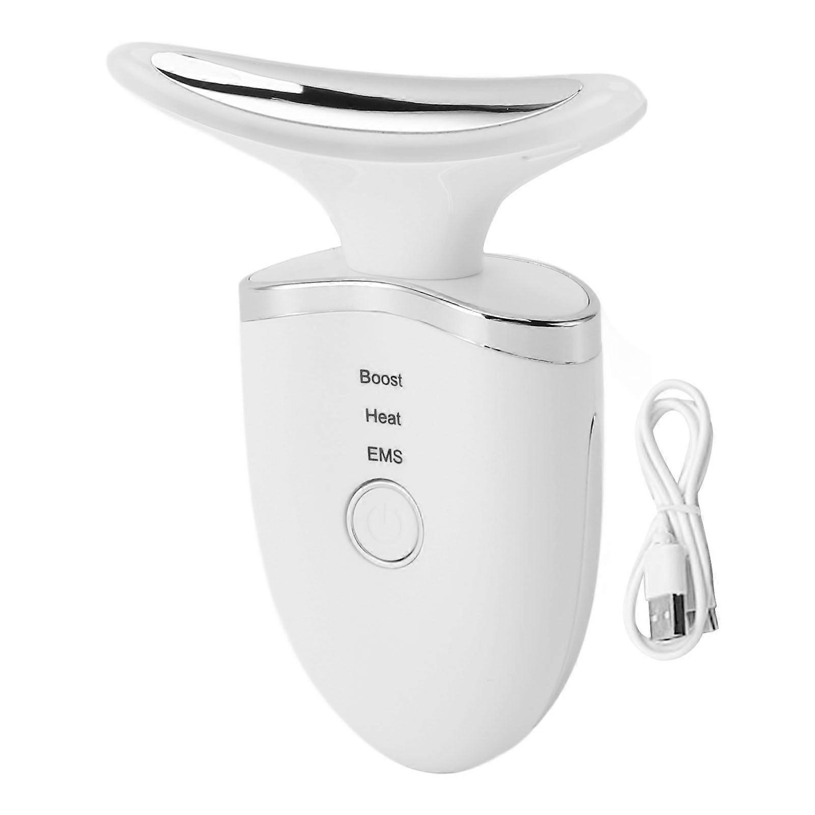 2025 Latest Model Face Neck Lifting Massager Hot Compress Microcurrent Neck Sk...