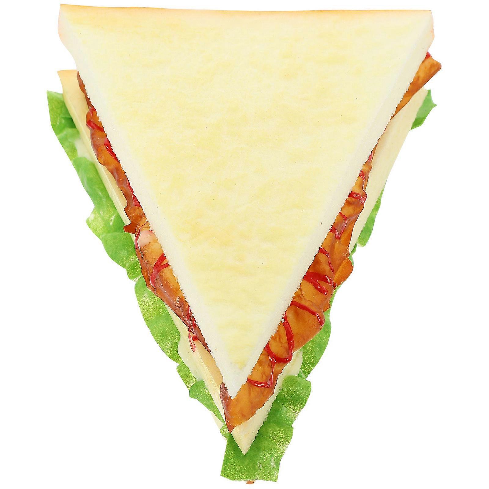 Simulation Bread Food Display Realistic Bread Prop Educational Use Multi 14.00X11.50X5.50CM 1Pack