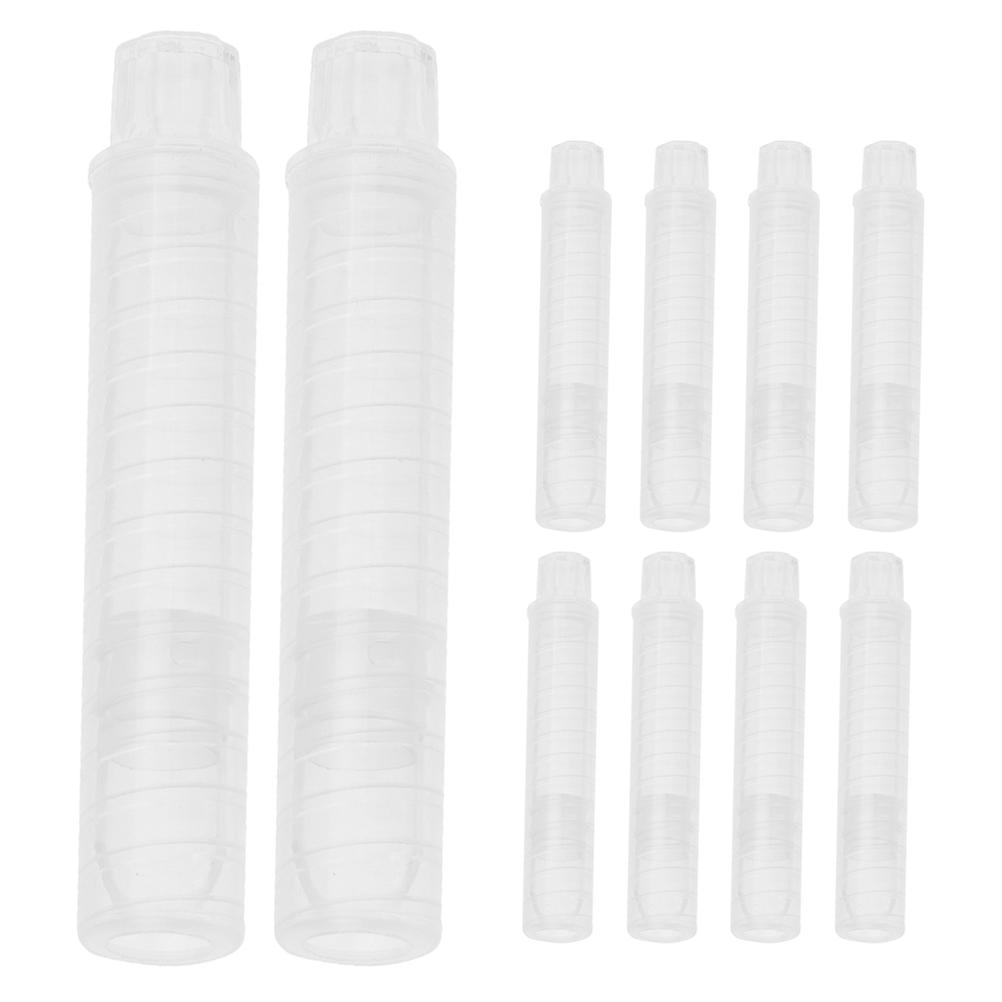 Clear Plastic Chalk Holders Classroom Chalk Clip Portable Pool Chalk Clips For School Office Home Use 14Pcs