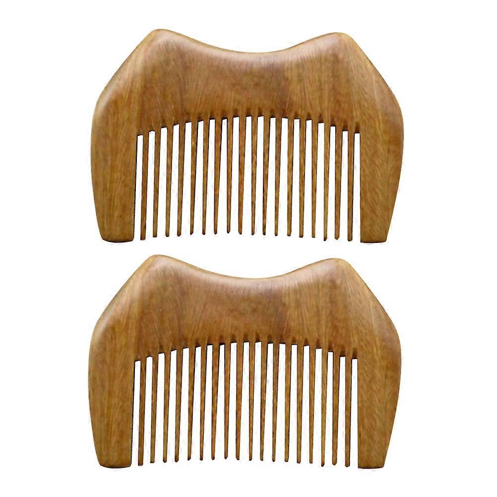 Small Travel Comb Portable Wood Comb Details For Daily Use 2Pcs