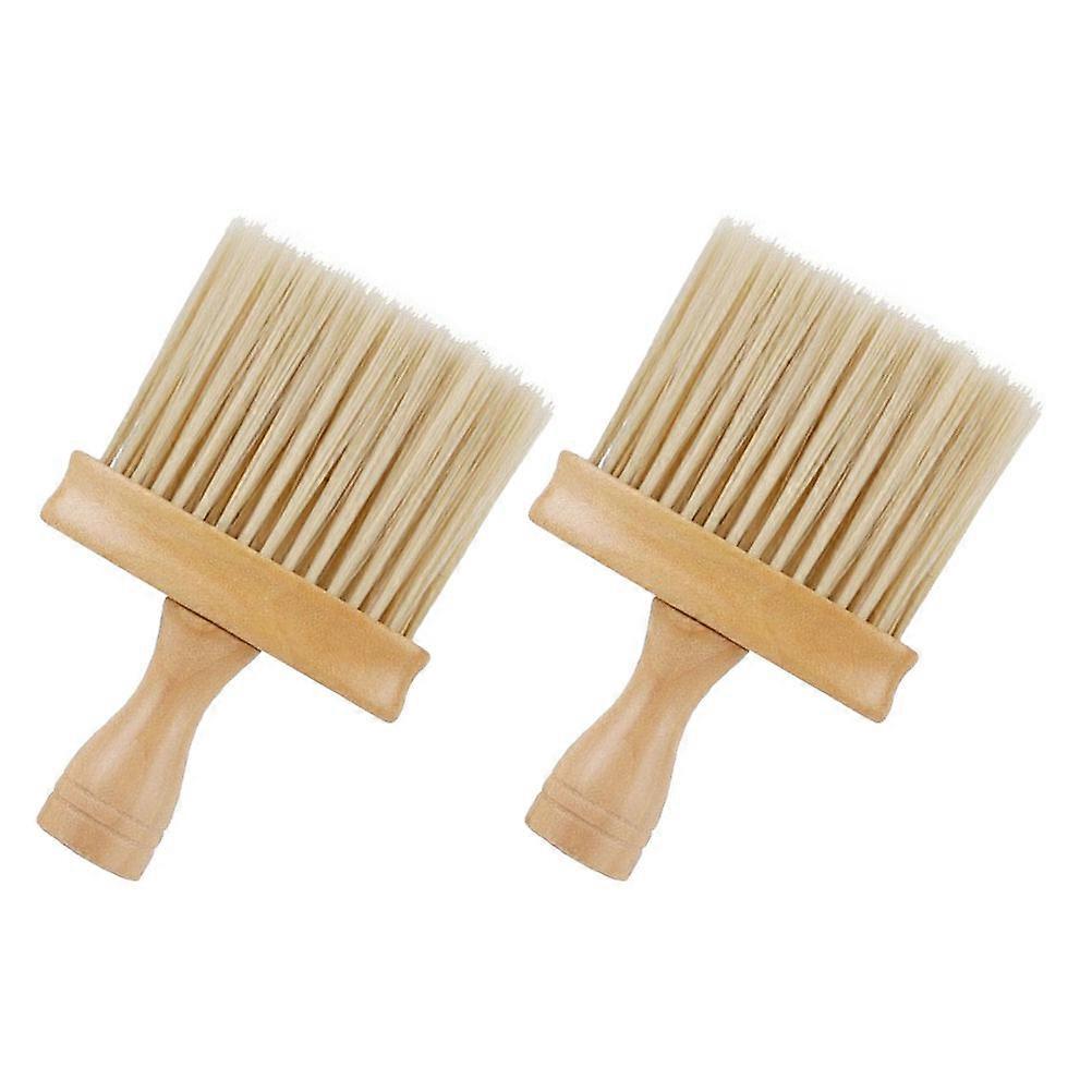 Automotive Interior Dusting Brush Car Dash Duster Brush Cleaning Gaps Square Handle 2Pcs