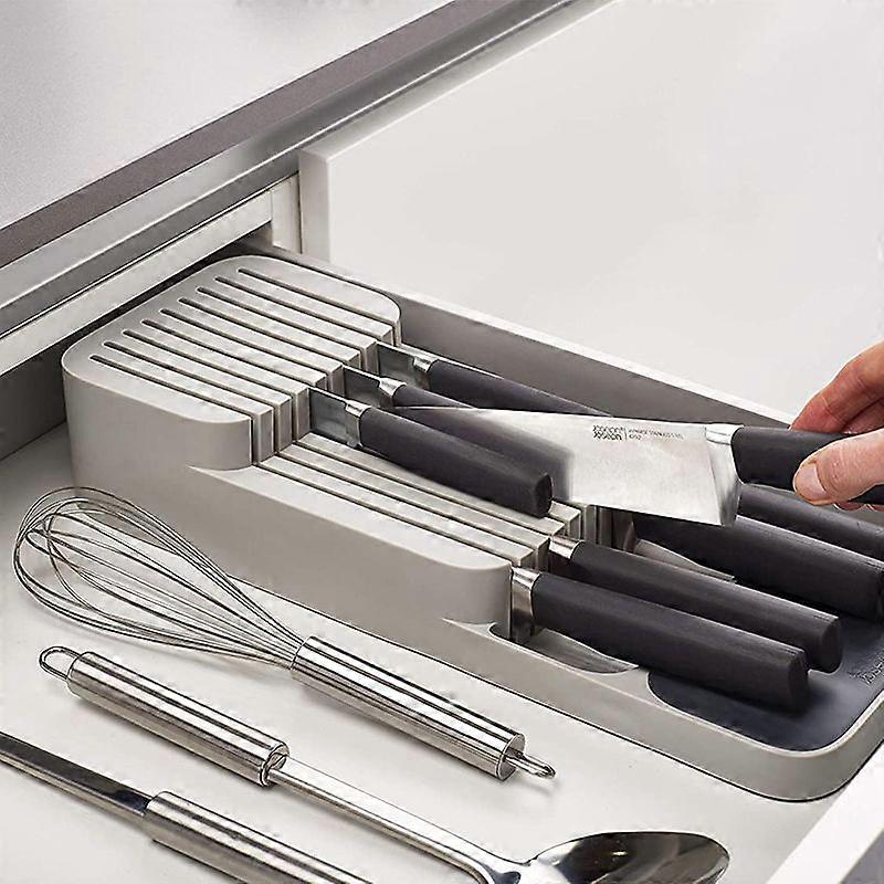 Kitchen Knife In-Drawer Organiser for 9 Knives