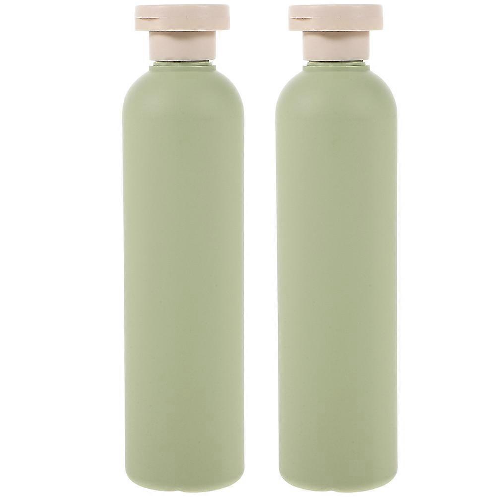 2pcs Refillable Travel Bottles with Flip Caps – Squeeze Lotion Containers for Shampoo, Body Wash, and Toiletries – Leak Proof for Outdoor Travel and