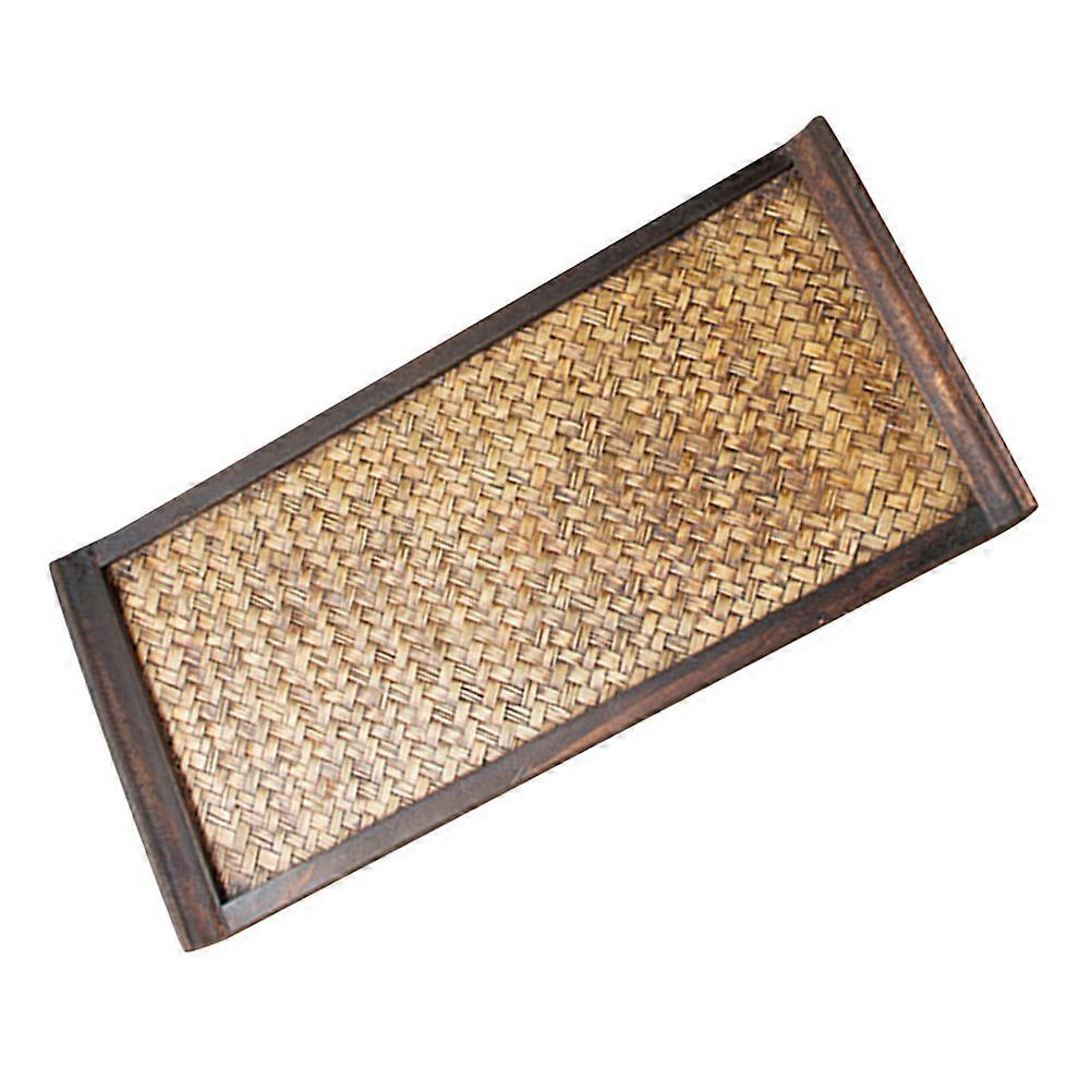 Rectangle Tea Tray For Restaurant Use Preventing Cups From Sliding And Tipping 30.00X20.00X6.00CM 1Pack
