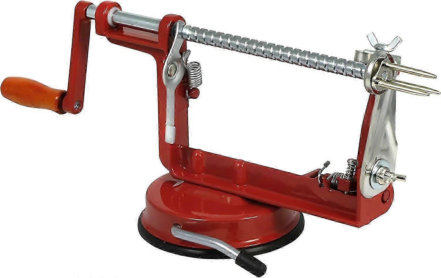 Apple Peeler, Slicer and Corer, Small, Red