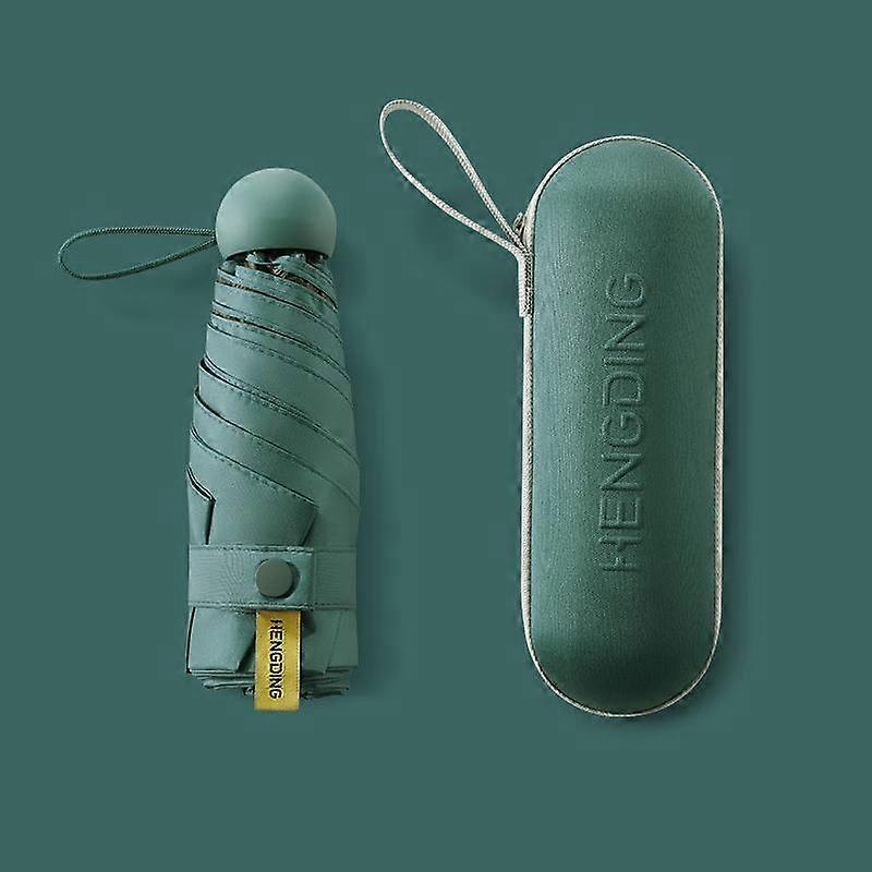 Mini Pocket 5 Fold Easy To Carry Umbrella Rain/Sun Women Creative Capsule Umbrella Small Umbrellasellas