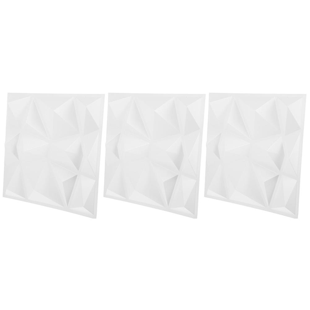 Plastic Wall Panel Panels 30X30cm 2mm Thickness Modern Style 3Pcs