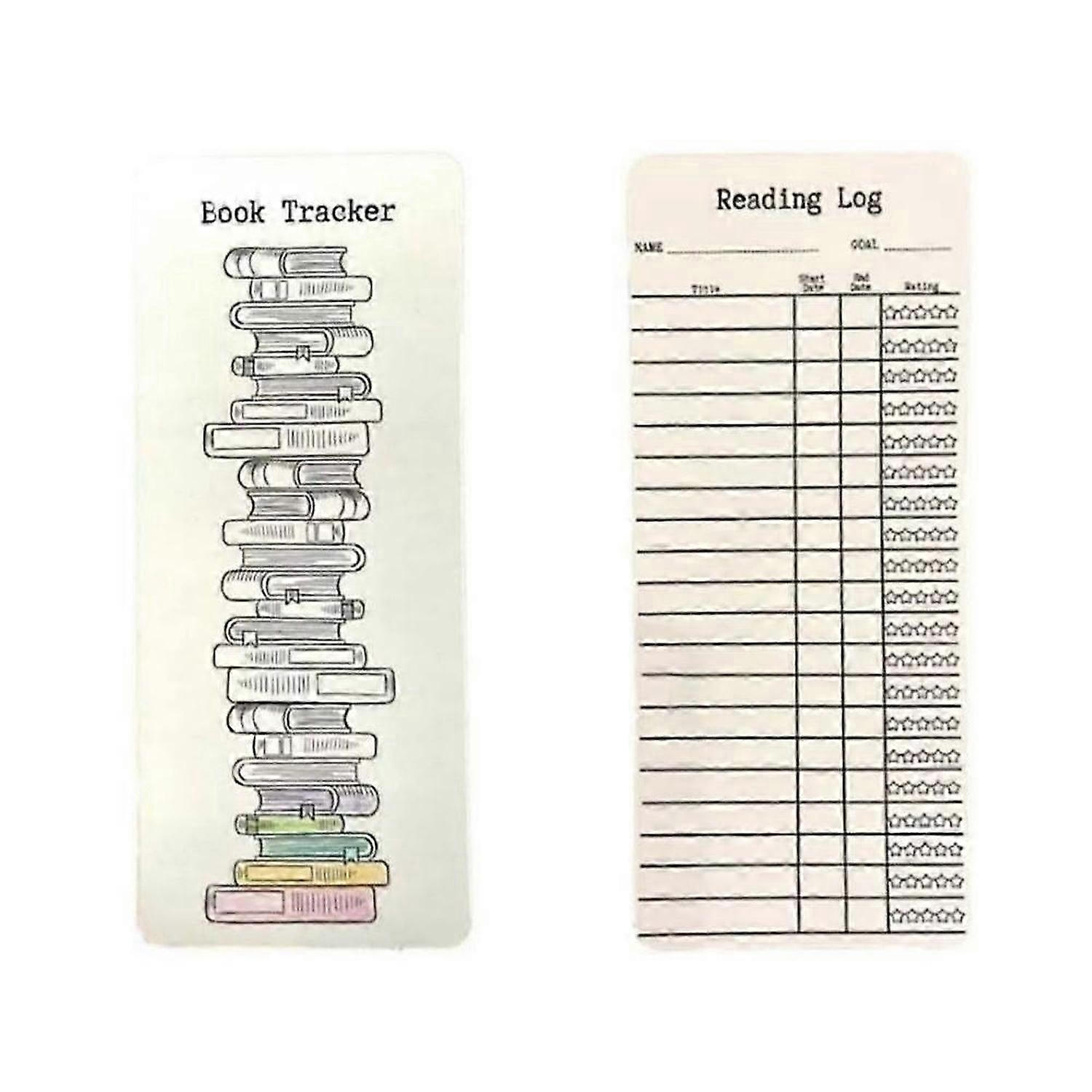 2025 Reading List Bookmark,Reading Log Bookmark,Library Card Bookmark