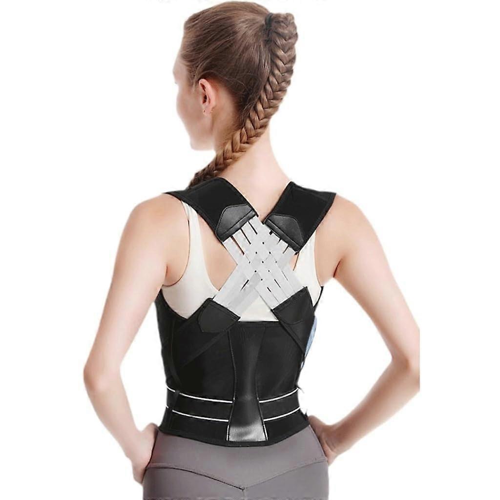 Back Posture Correction Belt, Adjustable Neoprene Back Support, Humpback Prevention, Unisex One Size